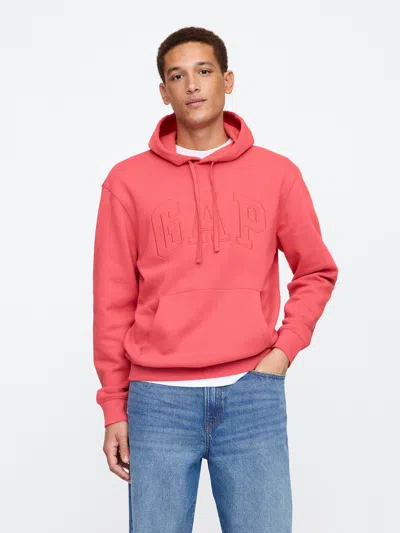 Gap Factory Relaxed Gap Logo Hoodie In Brown