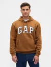 Gap Factory Relaxed Gap Logo Hoodie In Brown