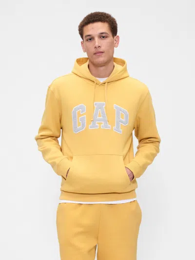 Gap Factory Relaxed Gap Logo Hoodie In Gold