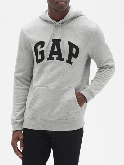 Gap Factory Relaxed Gap Logo Hoodie In Gray