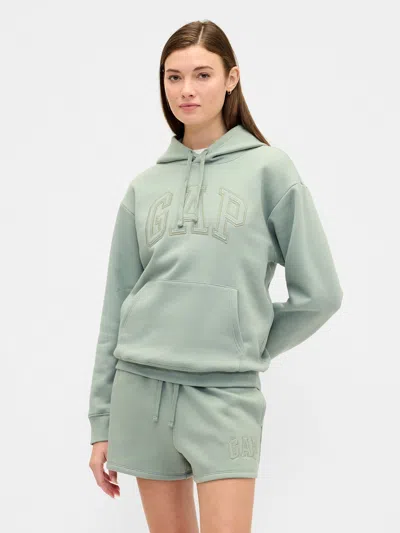 Gap Factory Relaxed Gap Logo Hoodie In Green