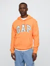 Gap Factory Relaxed Gap Logo Hoodie In Orange