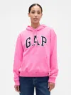 Gap Factory Relaxed Gap Logo Hoodie In Pink
