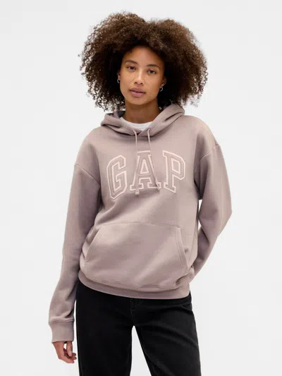 Gap Factory Relaxed Gap Logo Hoodie In Purple