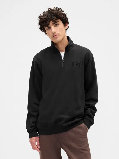 Gap Factory Relaxed Gap Logo Quarter-zip Sweatshirt