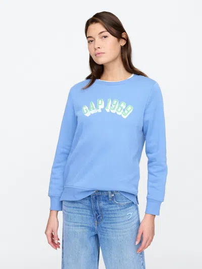 Gap Factory Relaxed Gap Logo Sweatshirt In Blue