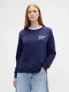 Gap Factory Relaxed Gap Logo Sweatshirt In Blue