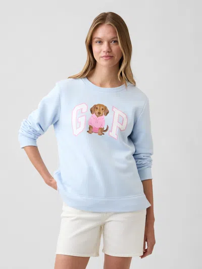Gap Factory Relaxed Gap Logo Sweatshirt In Blue