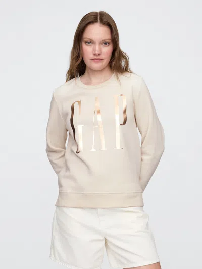 Gap Factory Relaxed Gap Logo Sweatshirt In Brown