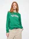 Gap Factory Relaxed Gap Logo Sweatshirt In Green