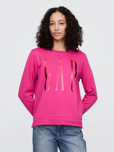 Gap Factory Relaxed Gap Logo Sweatshirt In Pink