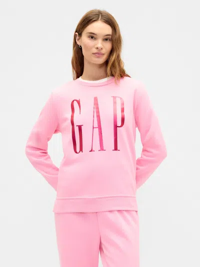Gap Factory Relaxed Gap Logo Sweatshirt In Pink