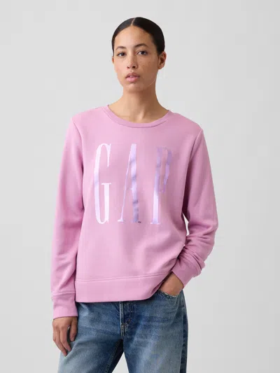 Gap Factory Relaxed Gap Logo Sweatshirt In Pink