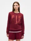 Gap Factory Relaxed Gap Logo Sweatshirt In Red
