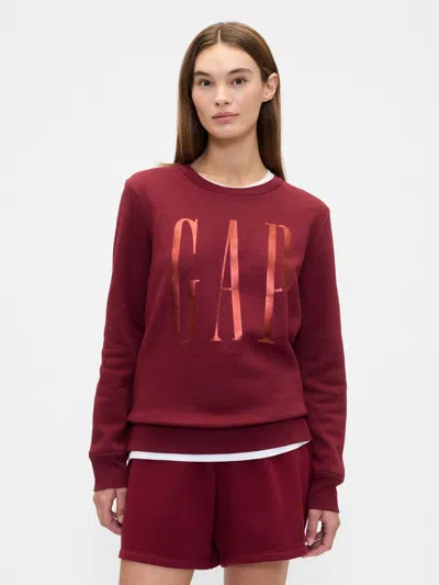 Gap Factory Relaxed Gap Logo Sweatshirt In Red