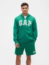 Gap Factory Relaxed Gap Logo Zip Hoodie In Green