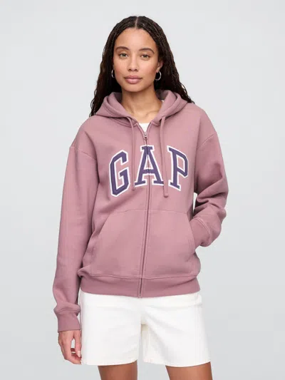 Gap Factory Relaxed Gap Logo Zip Hoodie In Multi
