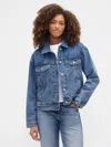 Gap Factory Relaxed Icon Denim Jacket In Blue