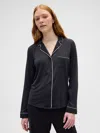 Gap Factory Relaxed Modal Pj Shirt In Black