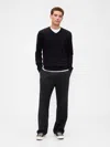 Gap Factory Relaxed Pleated Trousers In Black