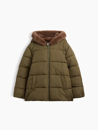 Gap Factory Relaxed Puffer Jacket In Multi