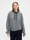 Gap Factory Relaxed Ruffle Top In Black