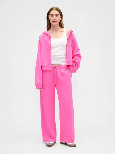 Gap Factory Relaxed Straight-leg Sweatpants In Pink