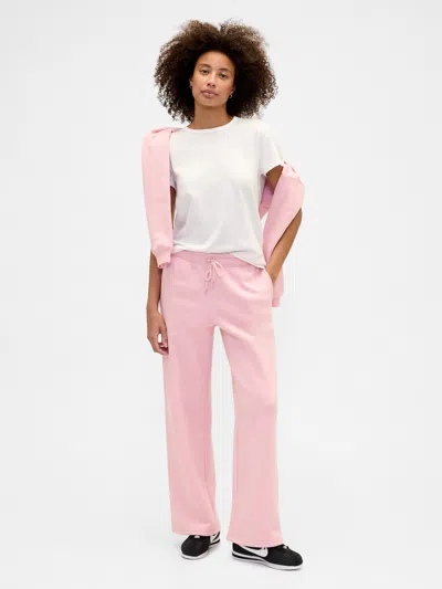 Gap Factory Relaxed Straight-leg Sweatpants In Pink
