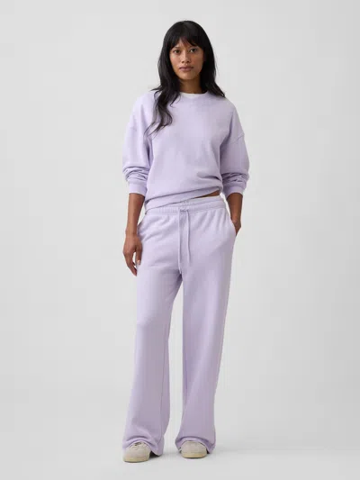 Gap Factory Relaxed Straight-leg Sweatpants In Purple Orchid Petal
