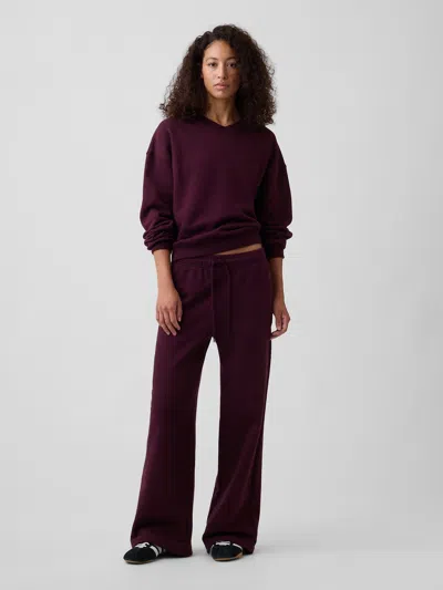 Gap Factory Relaxed Straight-leg Sweatpants In Vamp Red