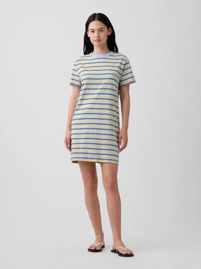 Gap Factory Relaxed T-shirt Mini Dress In Multi