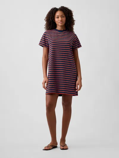 Gap Factory Relaxed T-shirt Mini Dress In Multi