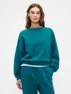 Gap Factory Relaxed Wedge Crewneck Sweatshirt In Blue