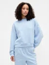 Gap Factory Relaxed Wedge Crewneck Sweatshirt In Blue