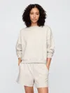 Gap Factory Relaxed Wedge Crewneck Sweatshirt In White