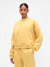 Gap Factory Relaxed Wedge Crewneck Sweatshirt In Yellow
