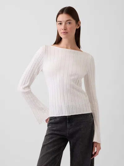 Gap Factory Ribbed Boatneck T-shirt