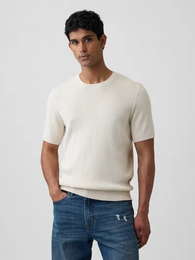 Gap Factory Ribbed Crewneck Sweater T-shirt In Multi
