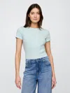 Gap Factory Ribbed Crewneck T-shirt In Multi