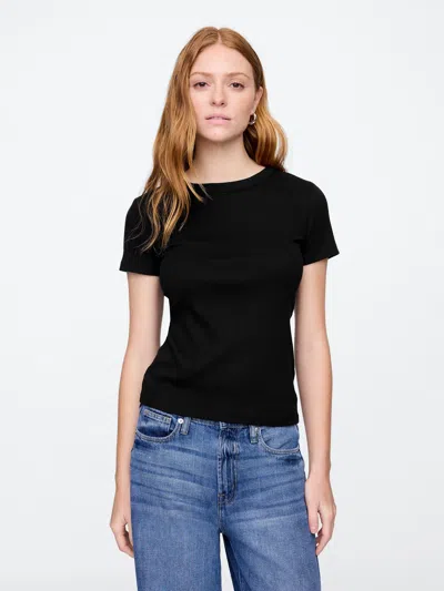 GAP FACTORY RIBBED CREWNECK T-SHIRT