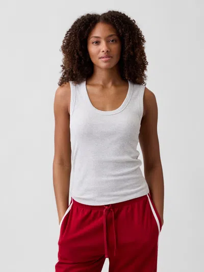 Gap Factory Ribbed Scoopneck Tank Top In Multi