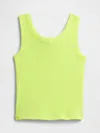 Gap Factory Ribbed Tank Top In Green