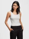 Gap Factory Ribbed Tank Top In White
