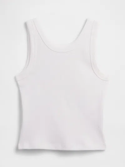 Gap Factory Kids' Ribbed Tank Top In White