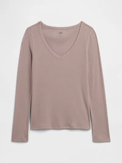 Gap Factory Ribbed V-neck T-shirt