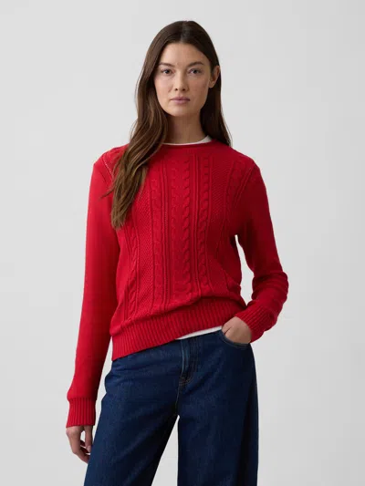 Gap Factory Rollneck Cable-knit Sweater In Multi