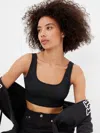 Gap Factory Seamless Ribbed Bralette In Black