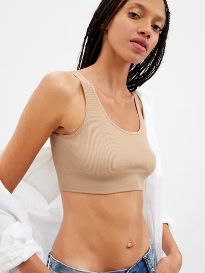 Gap Factory Seamless Ribbed Bralette In Multi