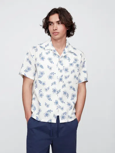 Gap Factory Seersucker Shirt In Boxy Fit In Multi
