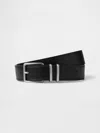 Gap Factory Skinny Vegan-leather Belt In Black
